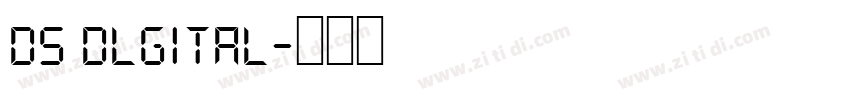 DS Dlgital字体转换